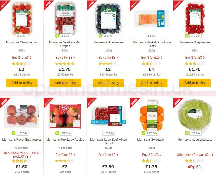 Morrisons Offers from 4 August