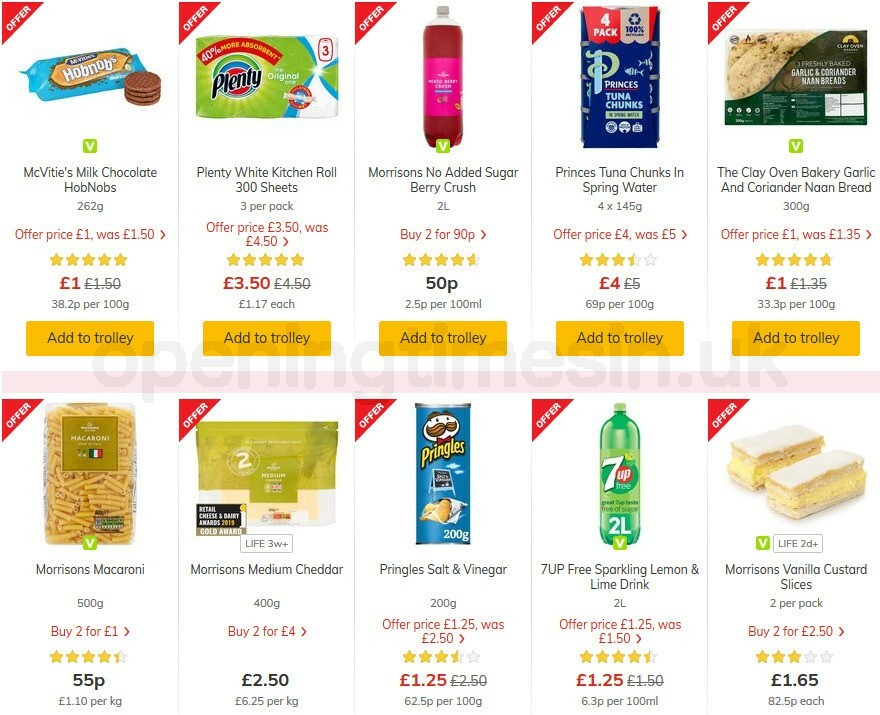 Morrisons Offers from 4 August