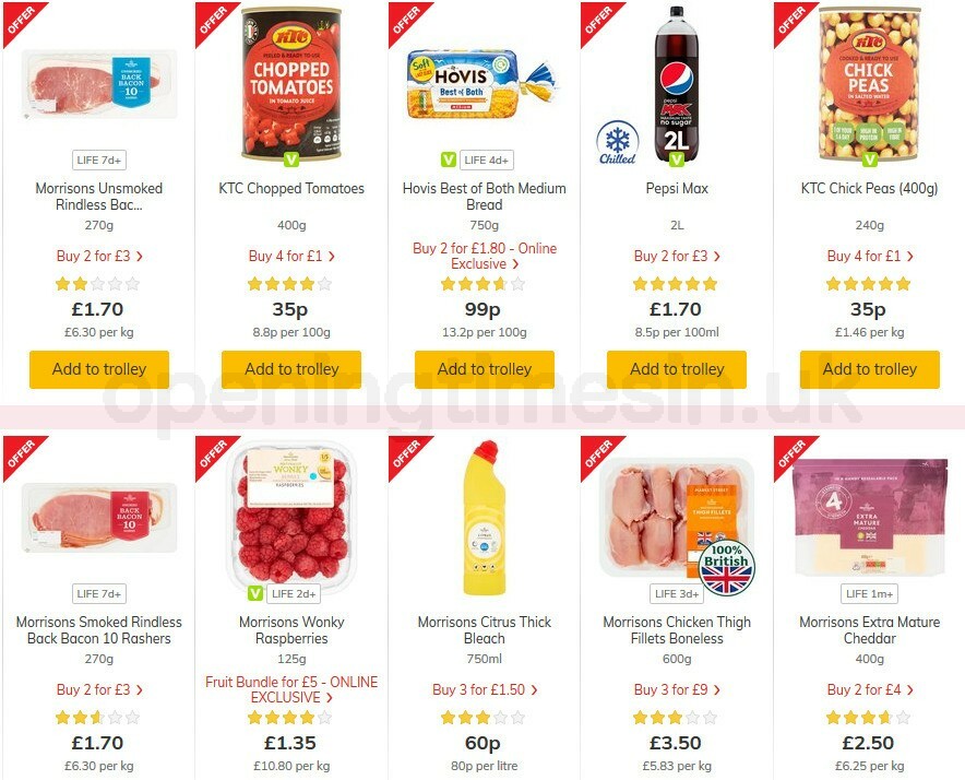 Morrisons Offers from 4 August