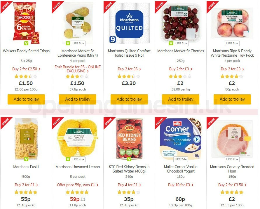 Morrisons Offers from 4 August