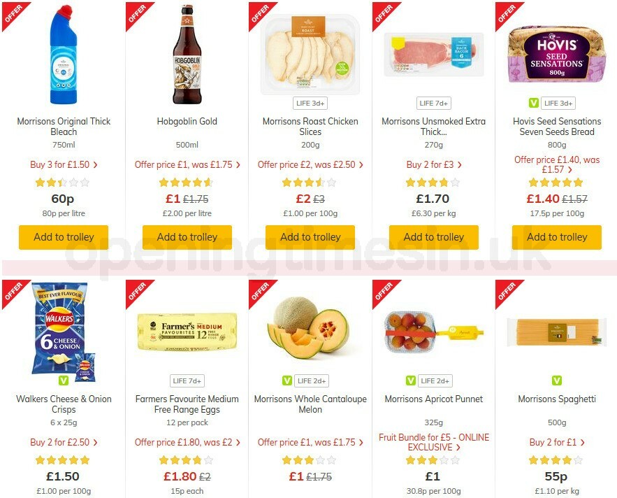 Morrisons Offers from 4 August