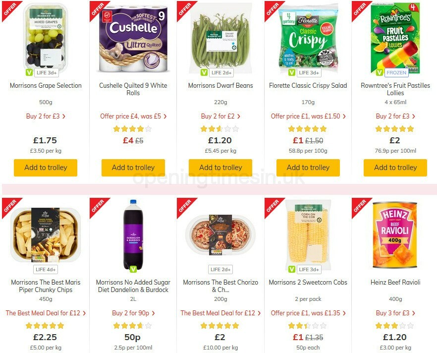 Morrisons Offers from 25 August