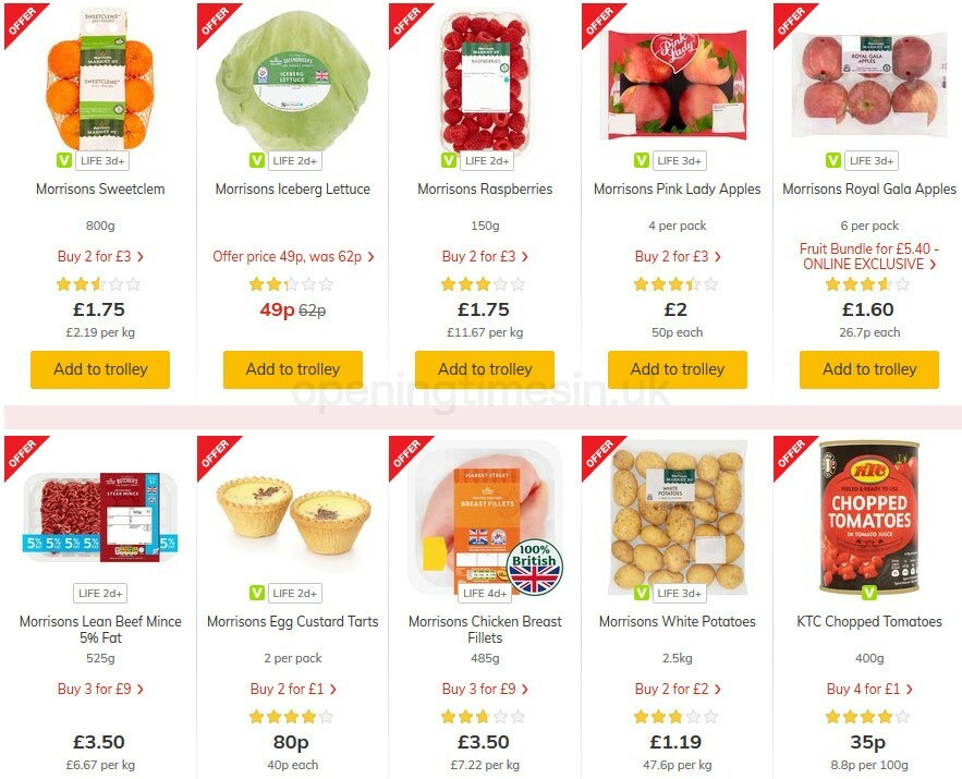 Morrisons Offers from 25 August
