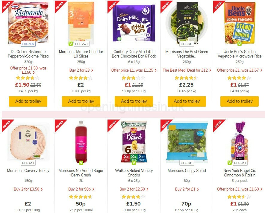 Morrisons Offers from 25 August