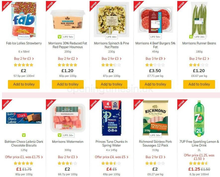 Morrisons Offers from 25 August
