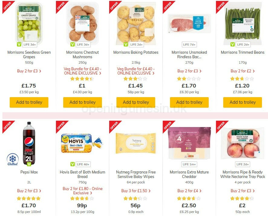 Morrisons Offers from 25 August