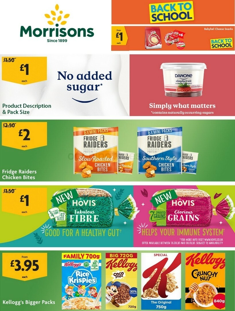 Morrisons Offers from 1 September