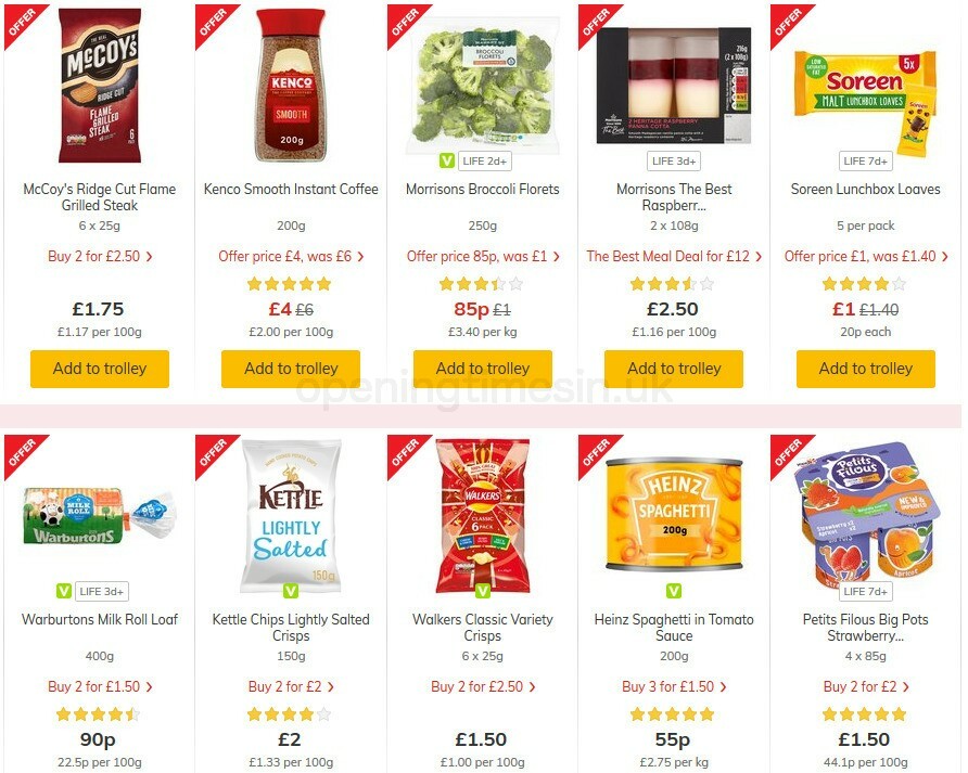 Morrisons Offers from 1 September