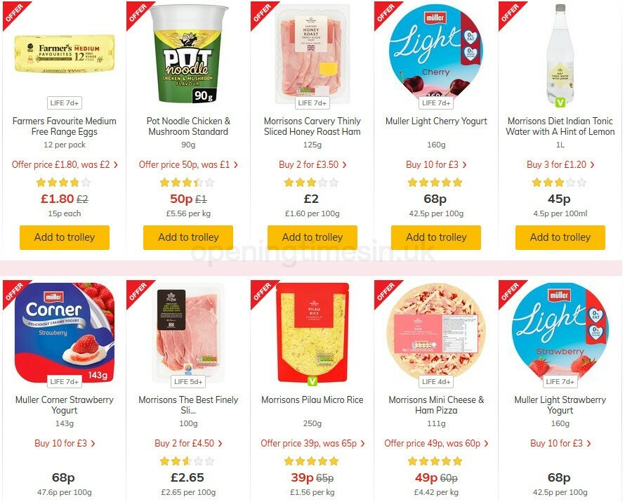 Morrisons Offers from 6 October