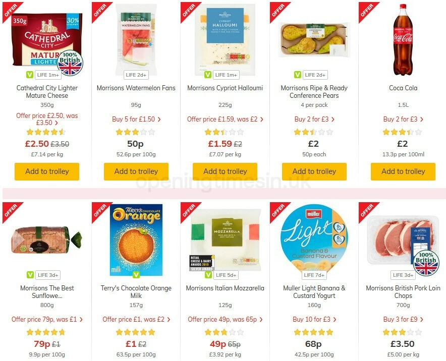Morrisons Offers from 6 October