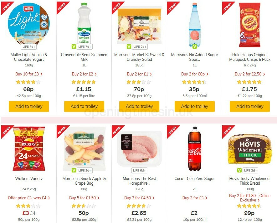 Morrisons Offers from 6 October