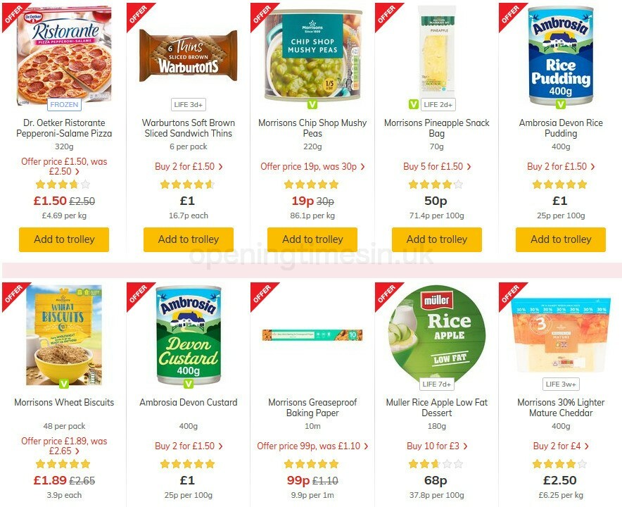 Morrisons Offers from 6 October