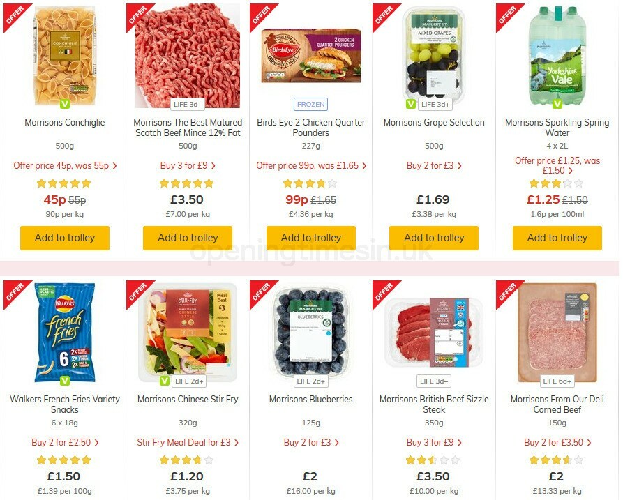 Morrisons Offers from 6 October