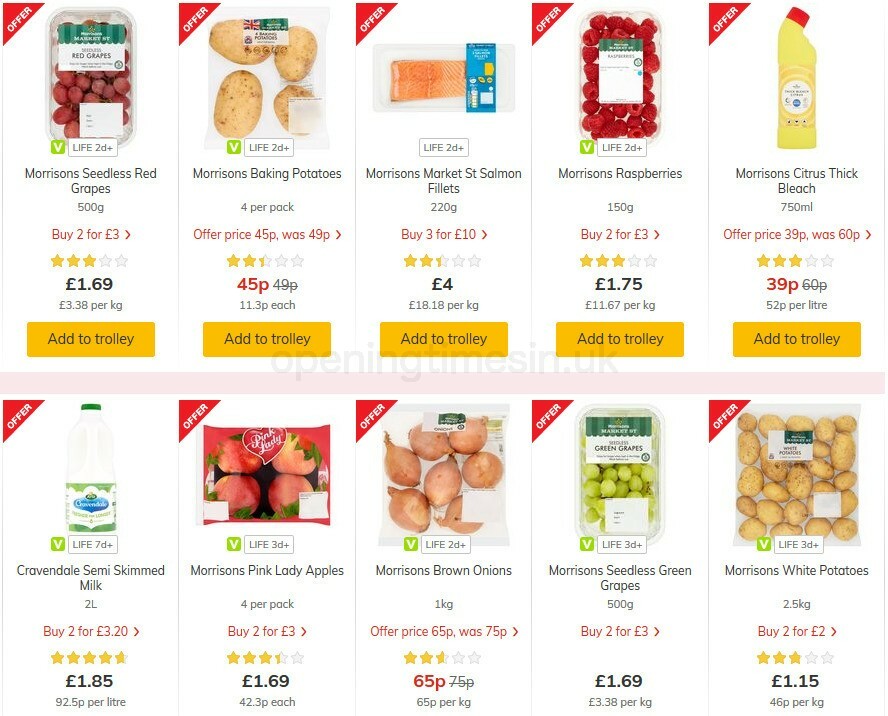 Morrisons Offers from 6 October