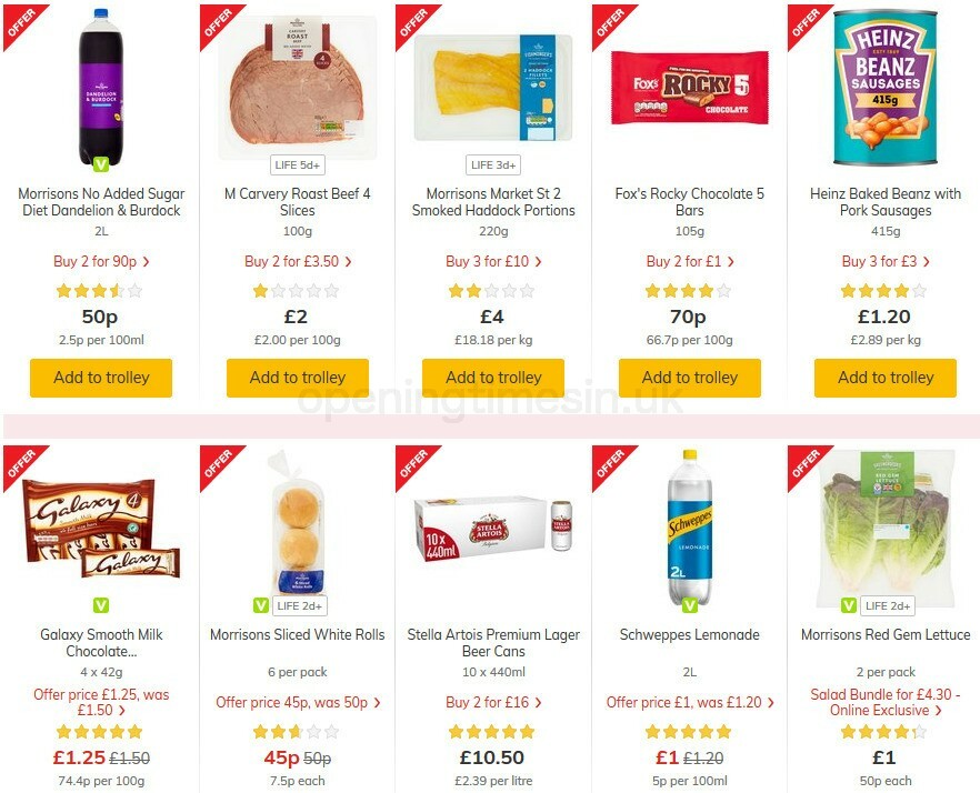 Morrisons Offers from 6 October