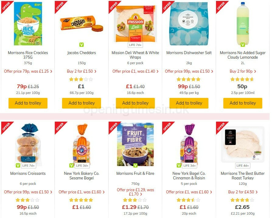Morrisons Offers from 6 October