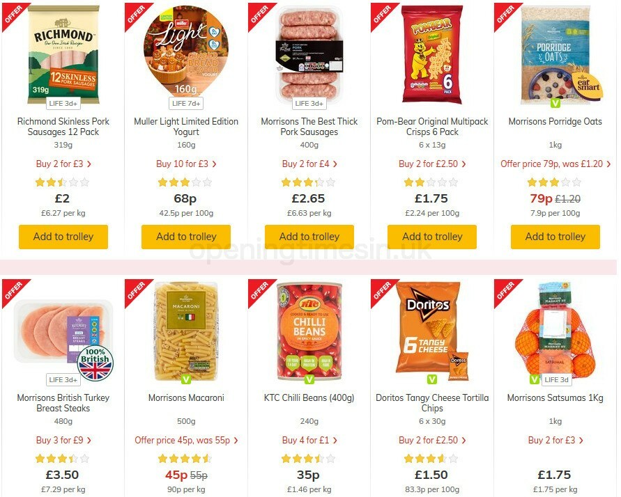 Morrisons Offers from 6 October