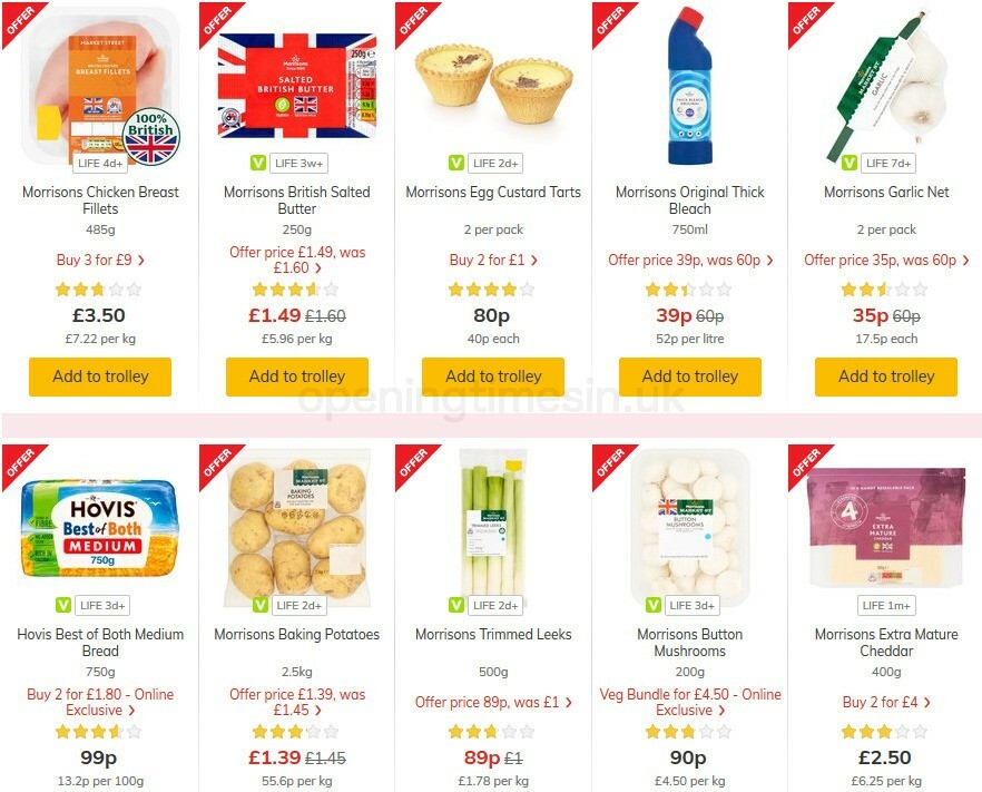 Morrisons Offers from 6 October
