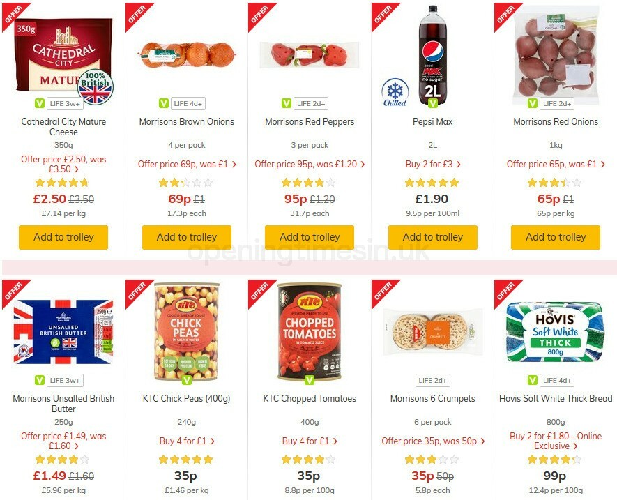 Morrisons Offers from 6 October