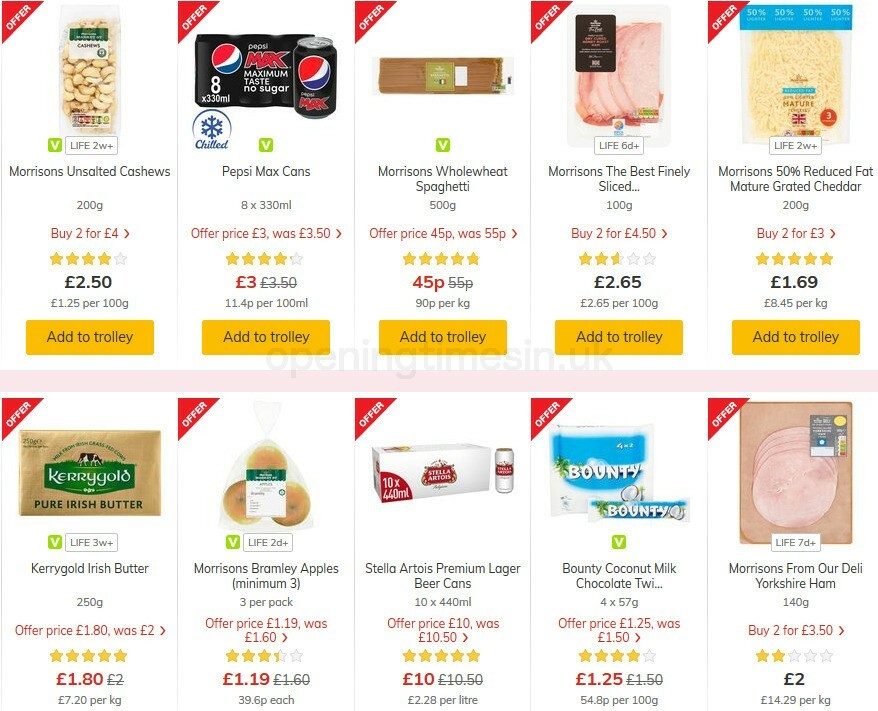 Morrisons Offers from 13 October