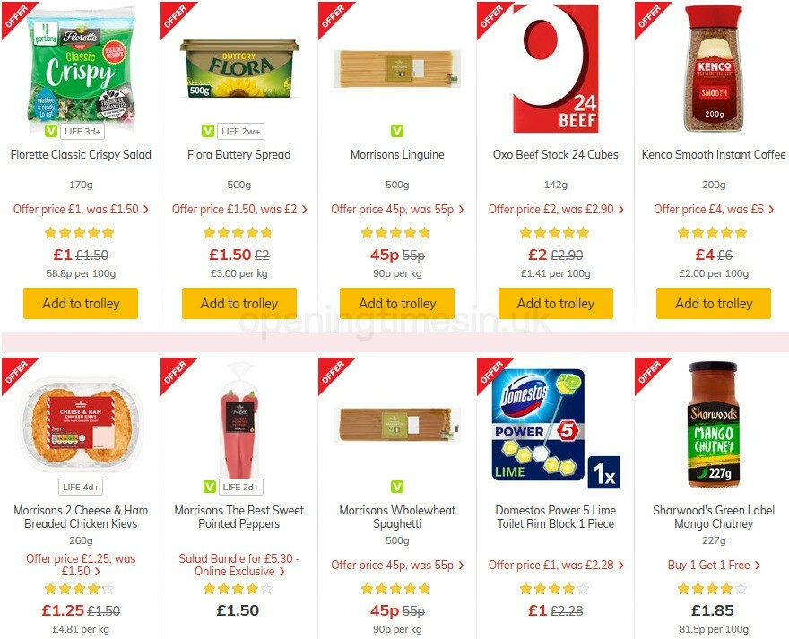 Morrisons Offers from 20 October