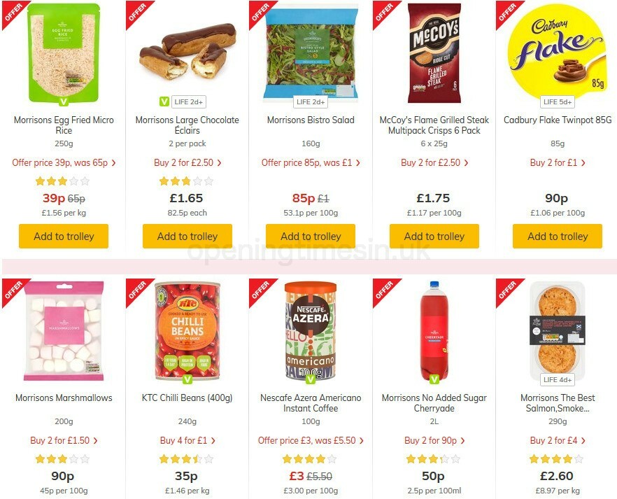 Morrisons Offers from 20 October