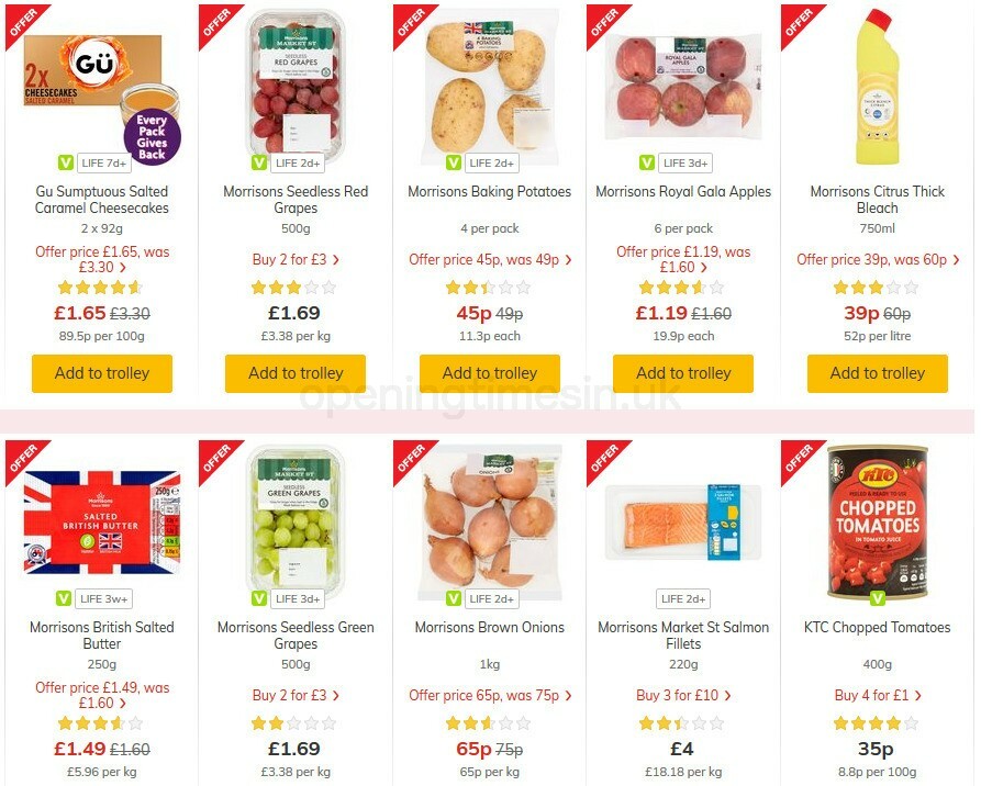 Morrisons Offers from 27 October