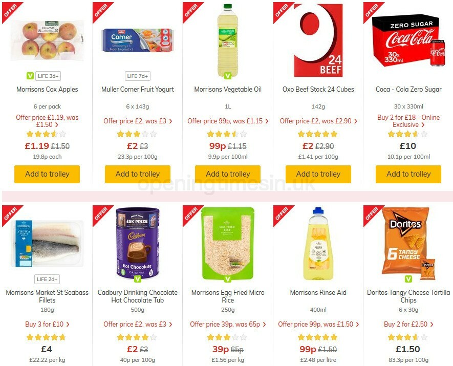 Morrisons Offers from 27 October