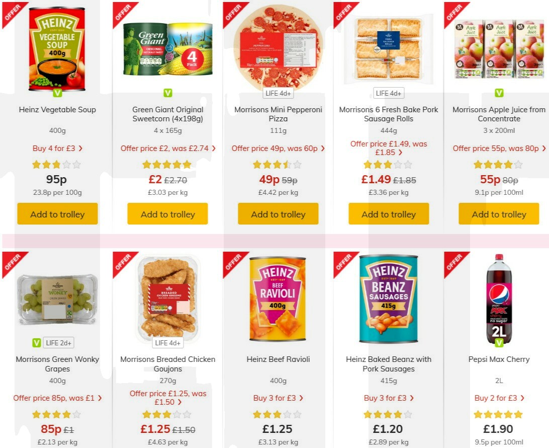 Morrisons Offers from 10 November