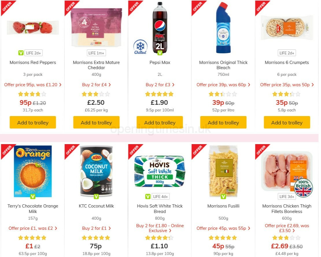 Morrisons Offers from 10 November