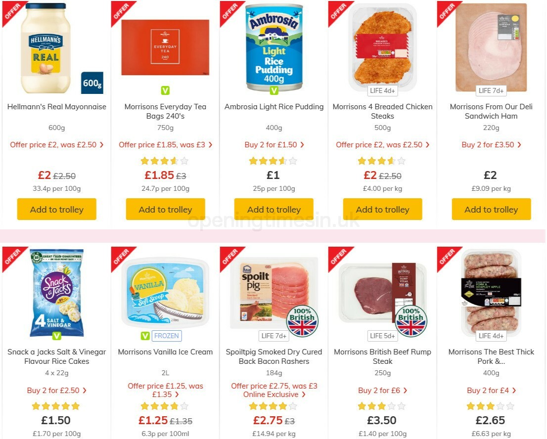 Morrisons Offers from 10 November