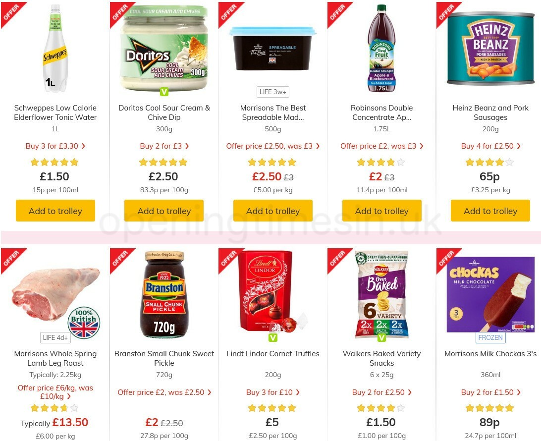 Morrisons Offers from 29 December