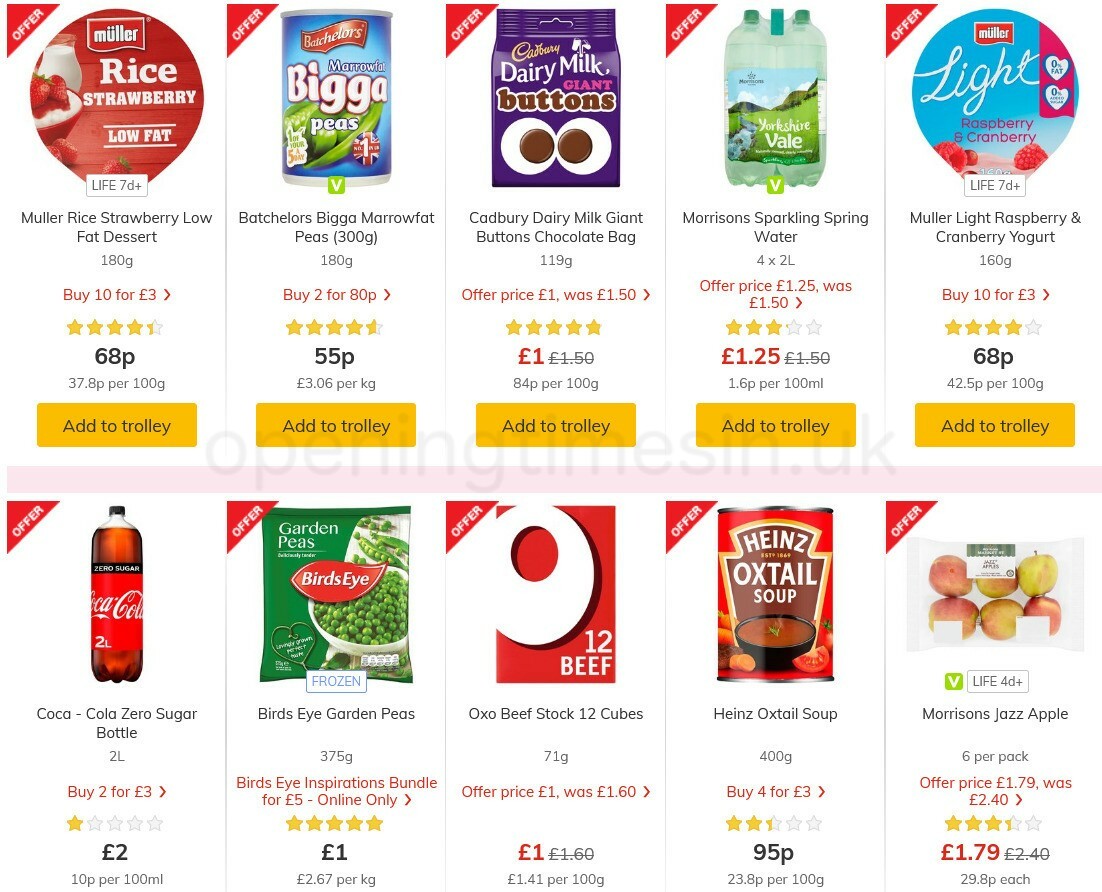 Morrisons Offers from 11 January