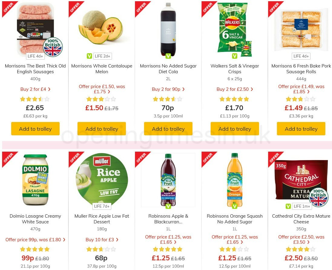 Morrisons Offers from 11 January