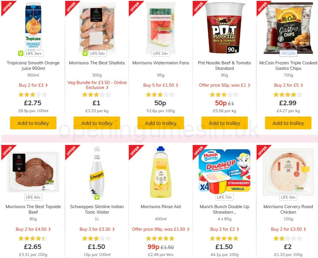Morrisons Offers from 11 January