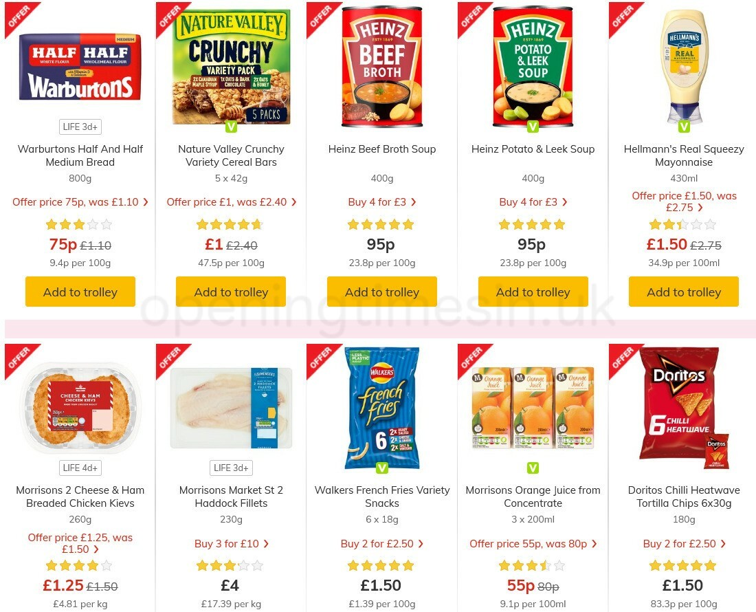 Morrisons Offers from 11 January