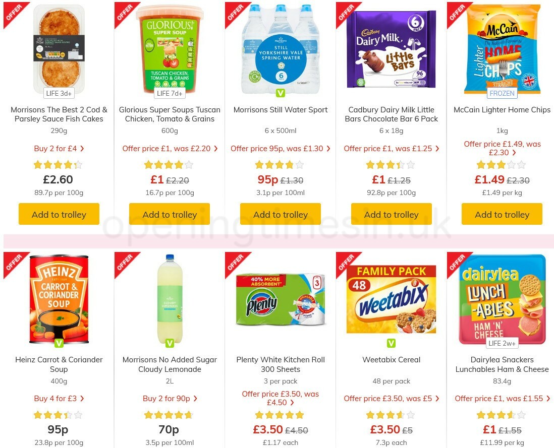Morrisons Offers from 11 January
