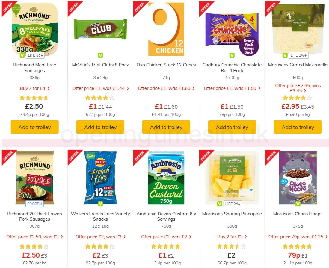 Morrisons Offers from 11 January