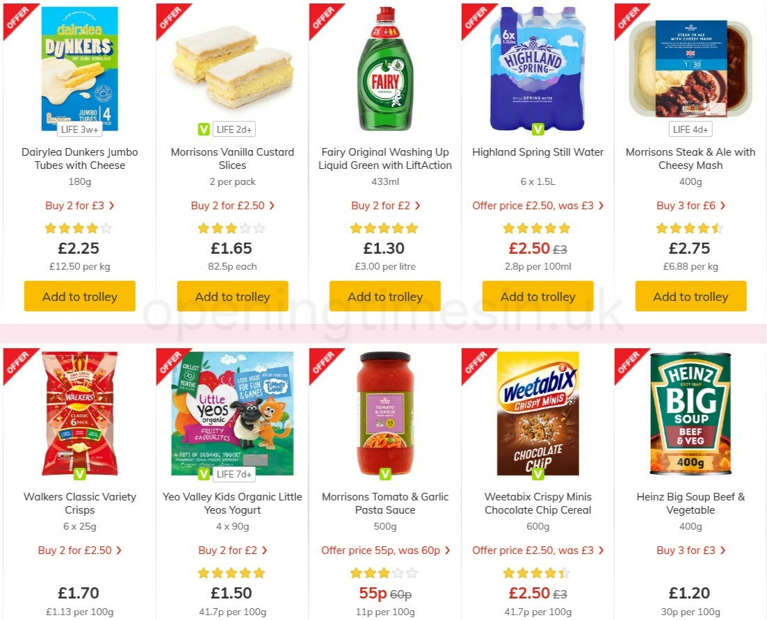 Morrisons Offers from 11 January