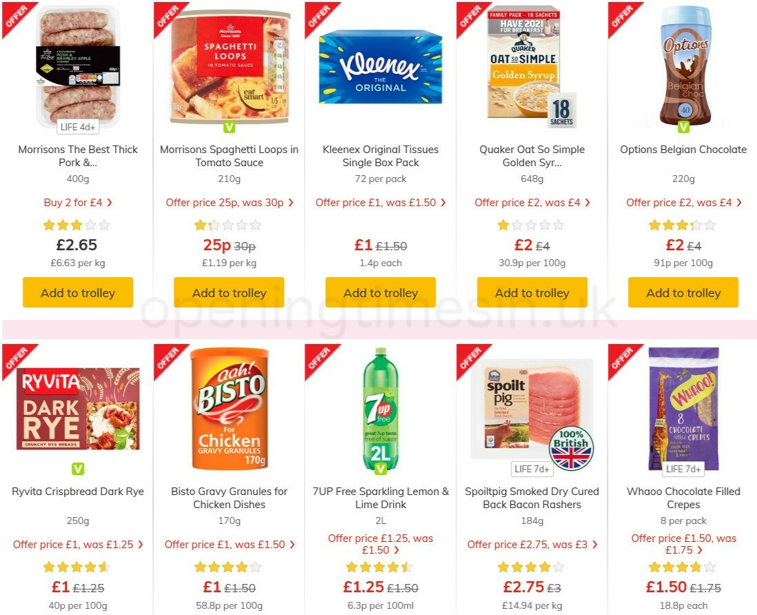 Morrisons Offers from 11 January