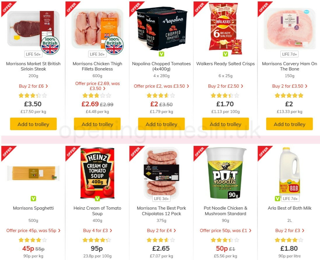 Morrisons Offers from 11 January