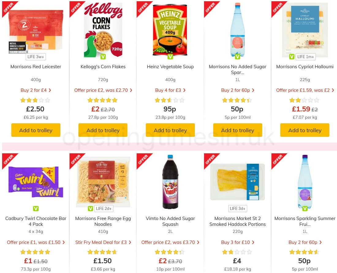 Morrisons Offers from 11 January