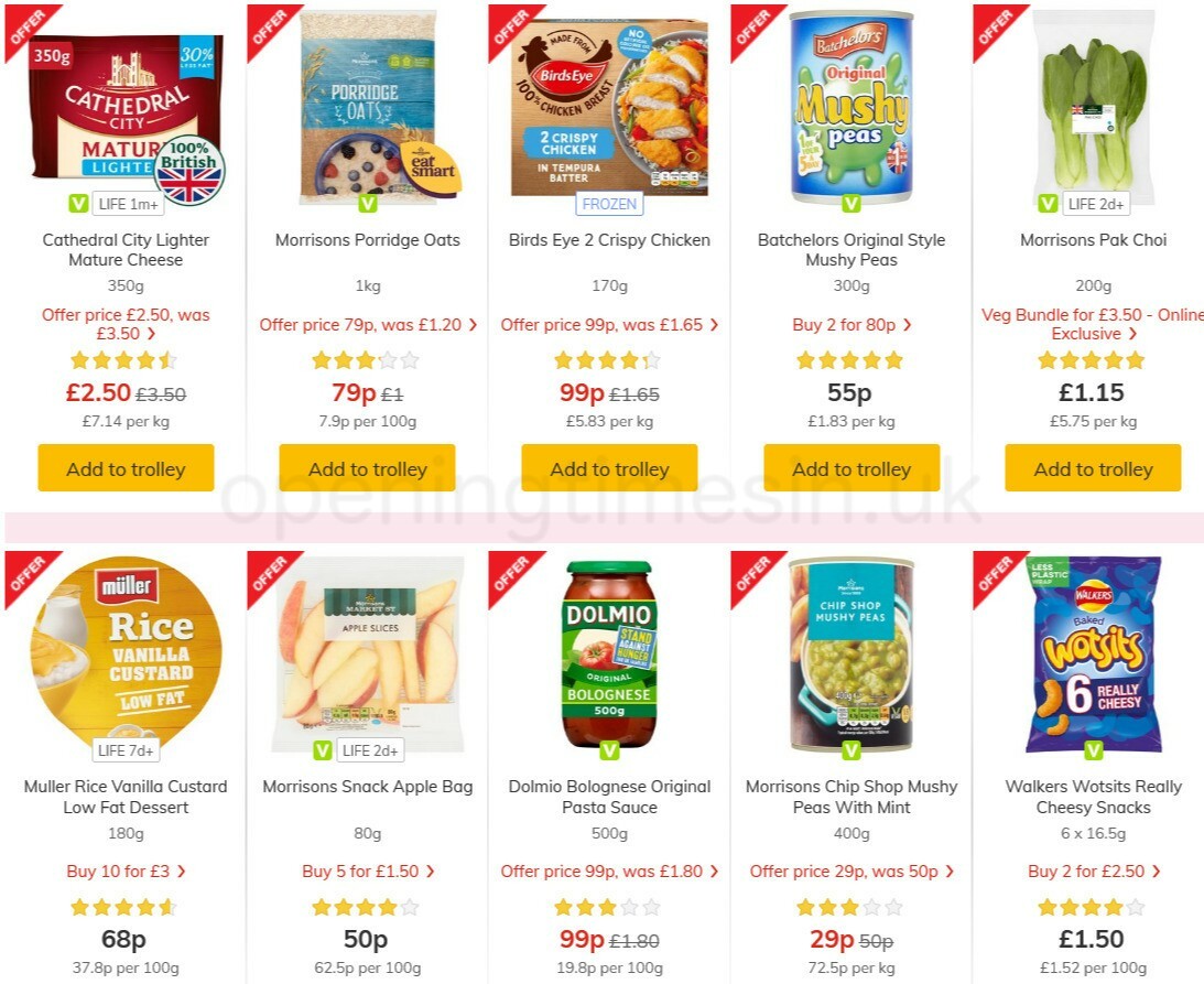 Morrisons Offers from 11 January