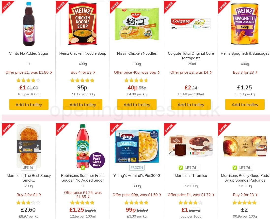 Morrisons Offers from 2 February