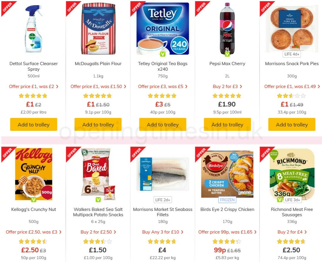 Morrisons Offers from 9 March