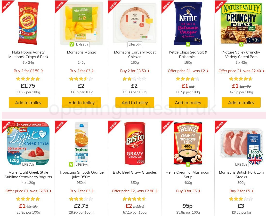 Morrisons Offers from 9 March