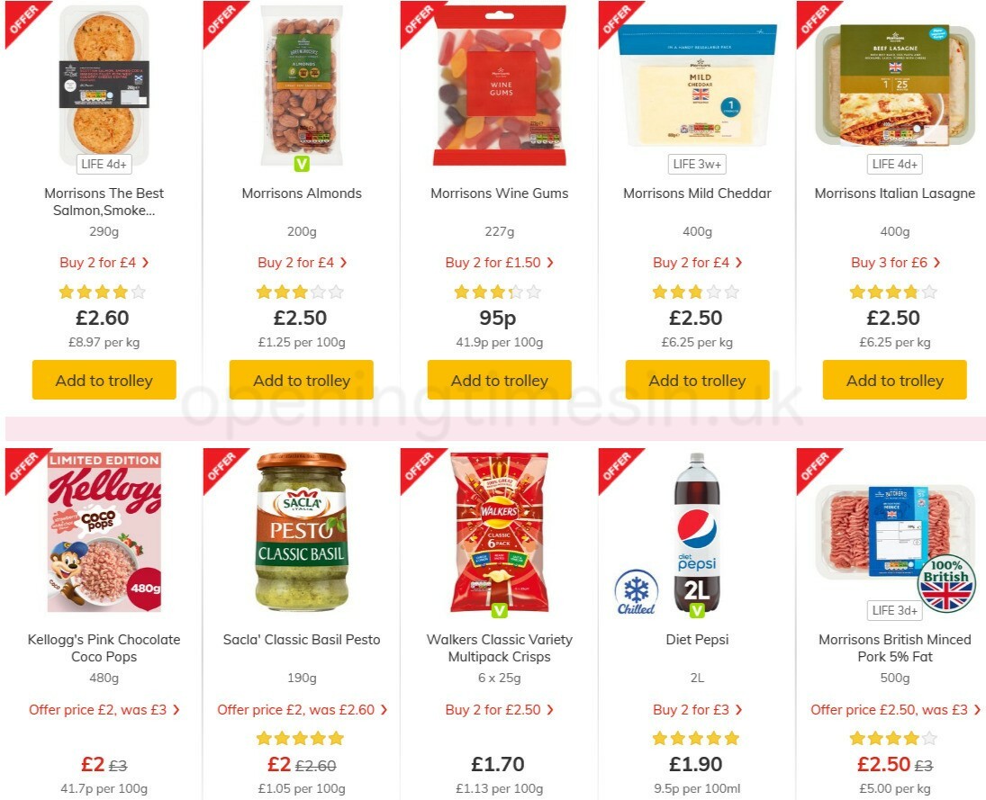 Morrisons Offers from 9 March