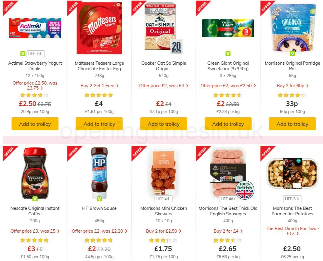 Morrisons Offers from 9 March