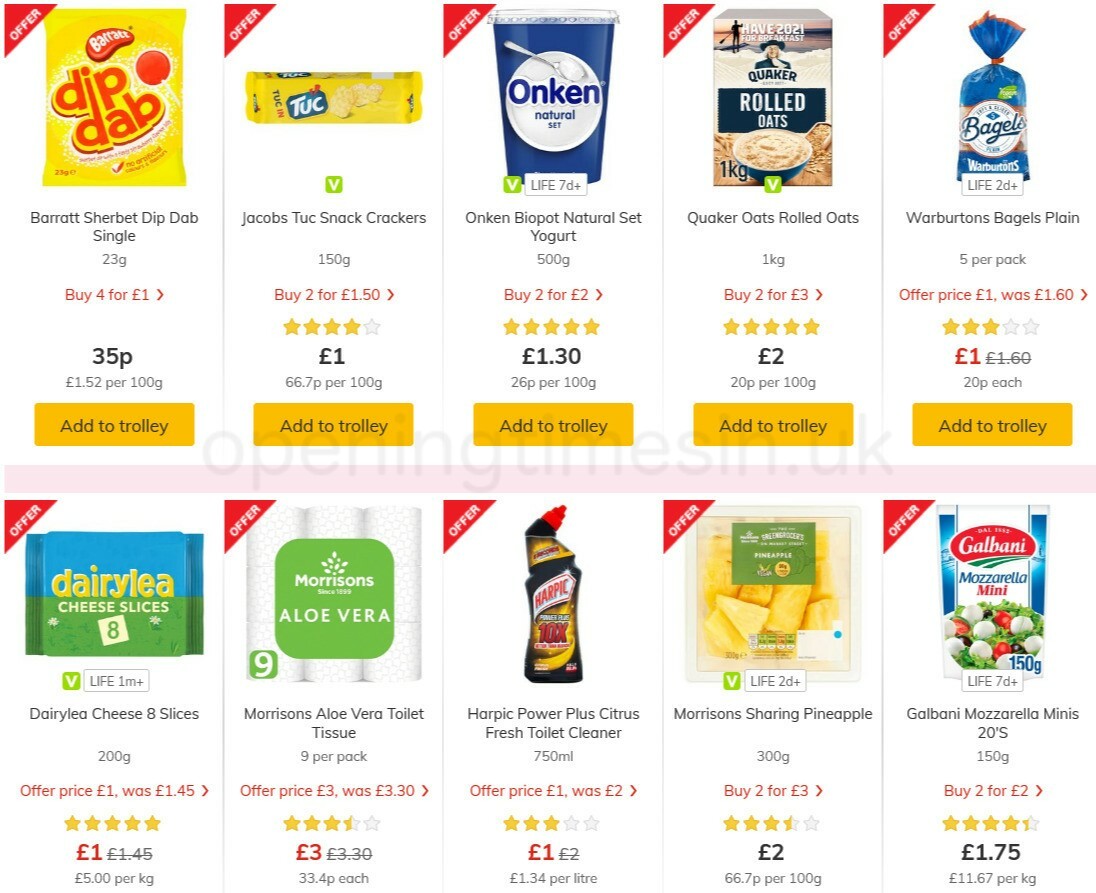 Morrisons Offers from 9 March