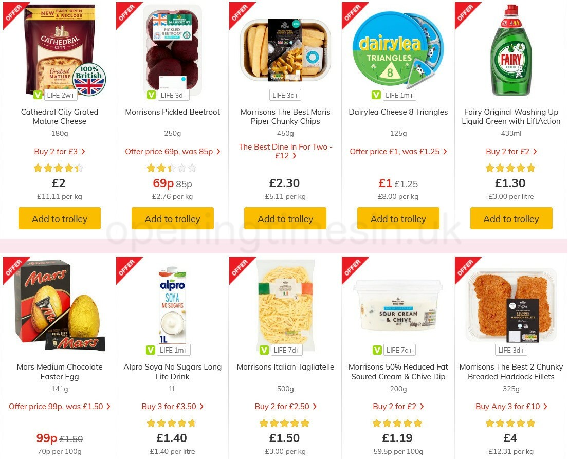 Morrisons Offers from 9 March